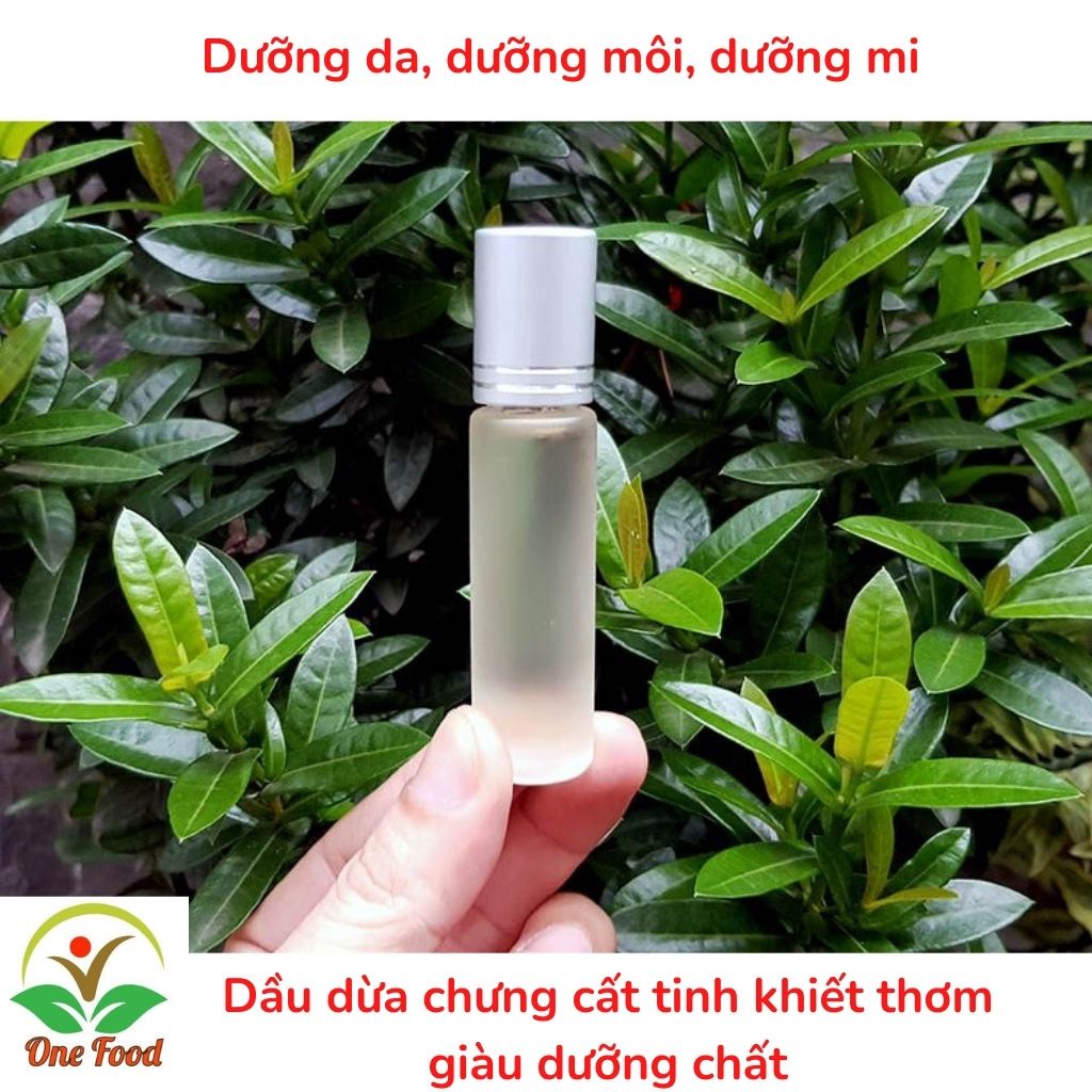 Lăn môi dầu dừa thơm xịn 10 ml