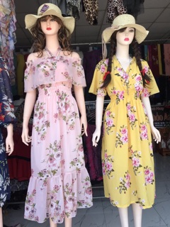 ĐẦM MAXI HOA - VOAN LỤA