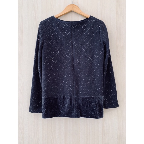 Áo nỉ phối nhung JESSICA HOWARD