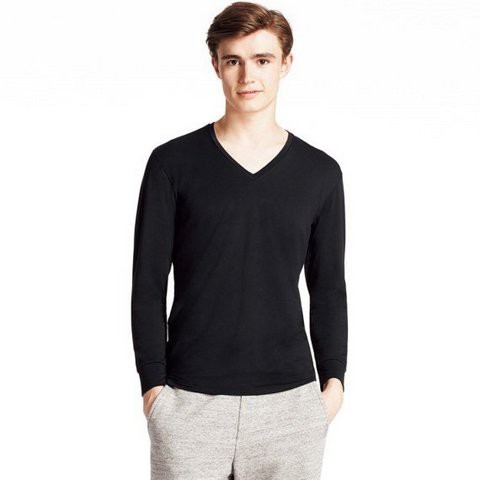 Áo giữ nhiệt nam cổ tim