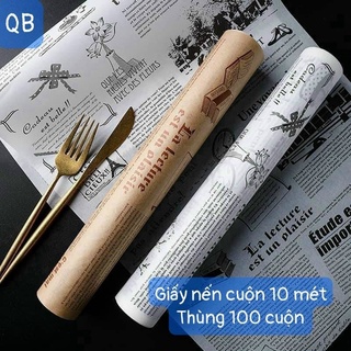 Giấy nến dạng cuộn 10m x30cm kiểu tờ báo