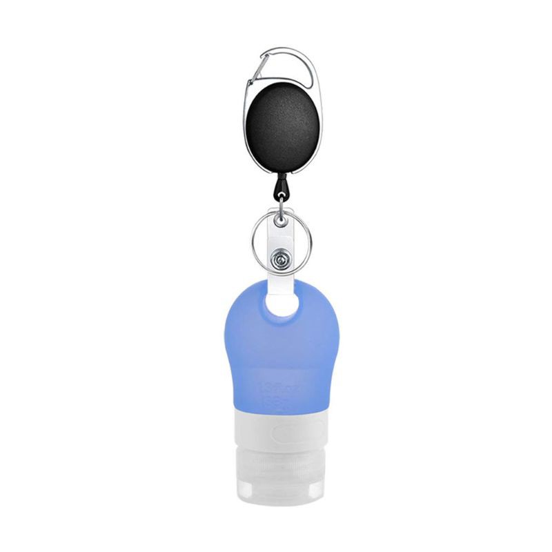 (Hàng Mới Về) Bình Đựng Nước Rửa Tay Bằng Silicone Kèm Móc Khóa Tiện Dụng