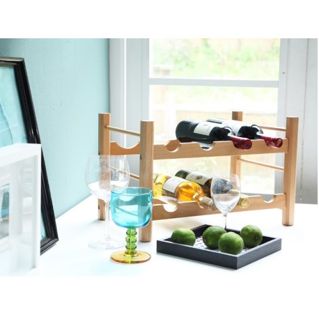 KỆ ĐỂ RƯỢU BẰNG GỖ TIỆN DỤNG - WINERACK 2F