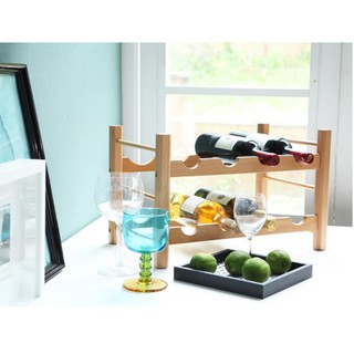 KỆ ĐỂ RƯỢU BẰNG GỖ TIỆN DỤNG - WINERACK 2F