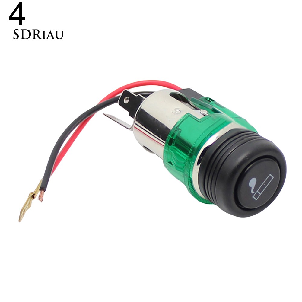 Bộ đầu cắm sạc nguồn 12V 120W kiêm bật lửa dành cho xe hơi