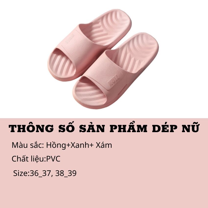 Dép Nữ Thời Trang Kiểu Dép Quai Ngang Đáng Yêu Nhiều Màu Đi Êm Chân D02