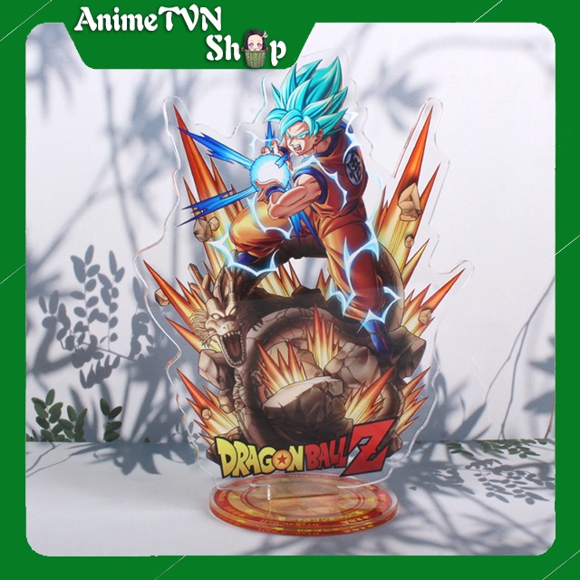 Tượng Mica Standee anime/manga Dragon Ball - Nhựa Cứng Acrylic In nhiều chi tiết sắc nét có bảng tên nhân vật