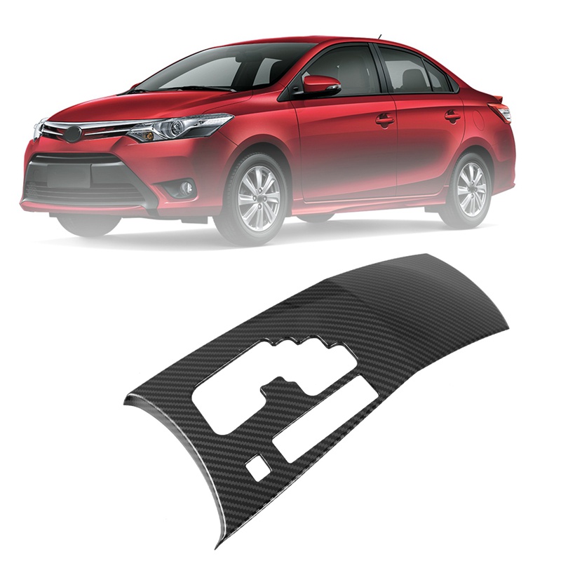 Đề Can Sợi Carbon Dán Bảng Điều Khiển Cần Gạt Số Cho Toyota VIOS 2016-2021