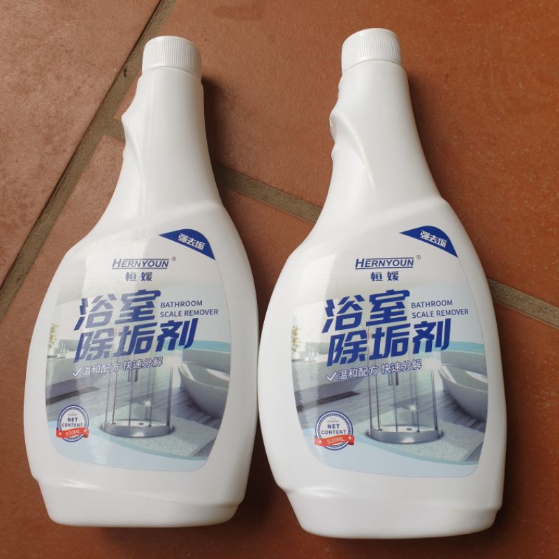 [sale] Chai xịt tẩy cặn canxi trên inox và kính cho nhà tắm siêu sạch  đẹp an toàn  cho gia đình bạn..