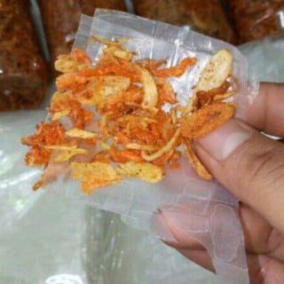 combo hủ 200g muối ruốc trộn hành phi và 500g bánh tráng mỏng loại 1