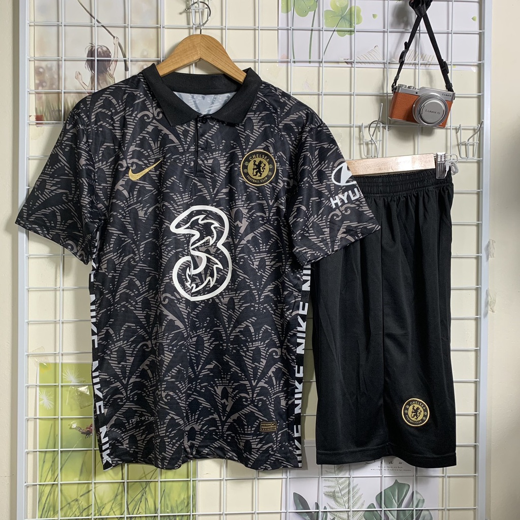 Áo Bóng Đá CLB Chelsea, Áo Đá Banh Chelsea Sân Khách 22/23 - Chuẩn Mẫu Thi Đấu - Vải Polyester Gai Thái
