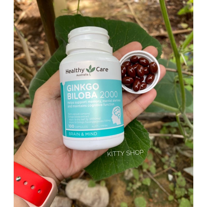 MẪU MỚI GINGKO BILOBA 2000MG HEALTHY CARE CHUẨN BILL ÚC