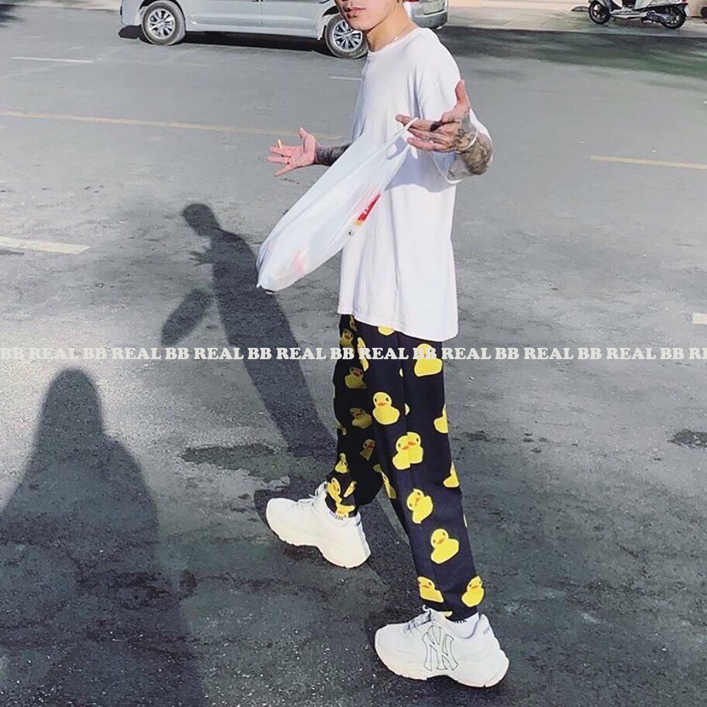 Quần Dài HOẠT HÌNH Ống Rộng, Dễ Thương, CARTOON, Thoáng Mát, From UNISEX DƯỚI 65Kg  - BB REAL
