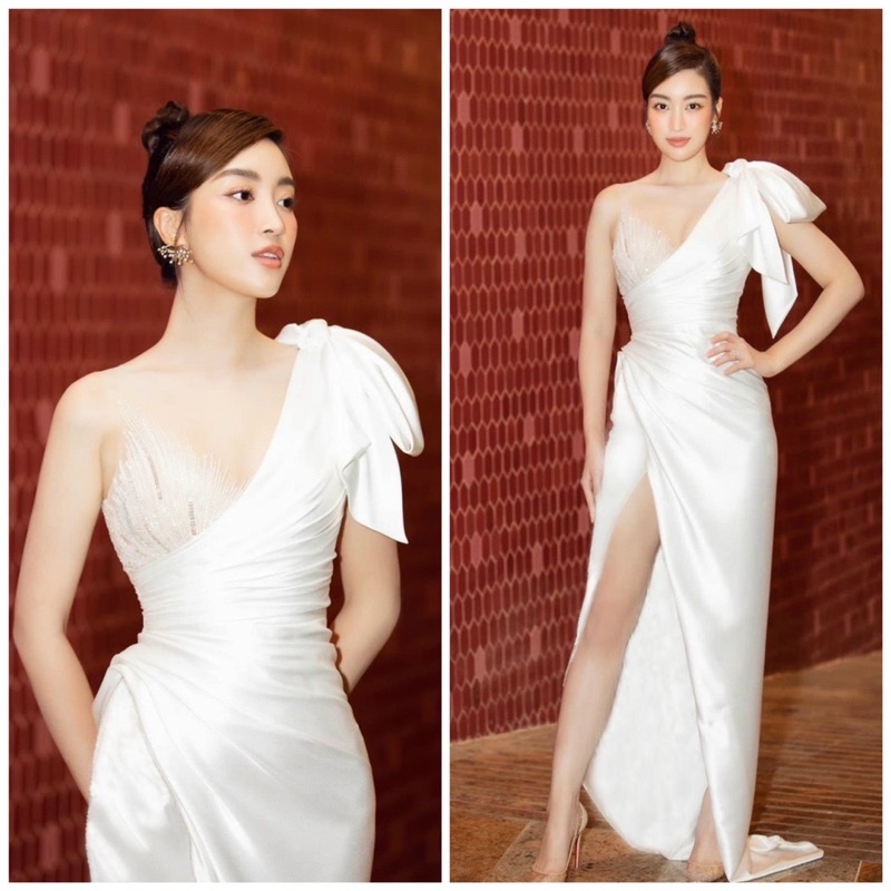 MS1270Y ĐẦM BODY NƠ VAI KẾT P.L NGỰC