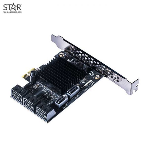 Card PCIe X1 8 Port Sata III 6Gbps Controller (SE9215B8T)