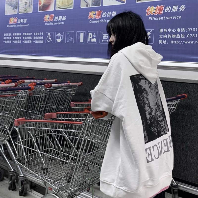 Áo hoodie dáng rộng thời trang xuân thu hàn quốc dành cho nữ | BigBuy360 - bigbuy360.vn