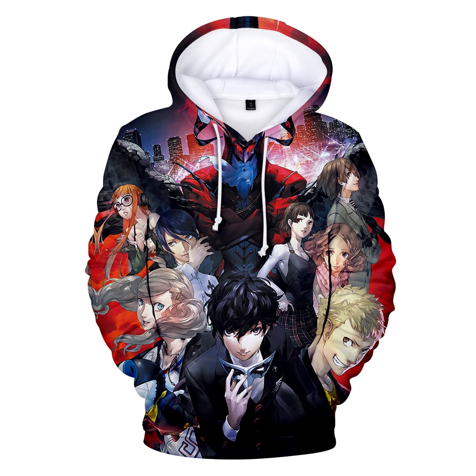 Áo Hoodie In Hình 3d Persona 5 Thời Trang Mùa Thu 2021 Aikooki Mới Nhất