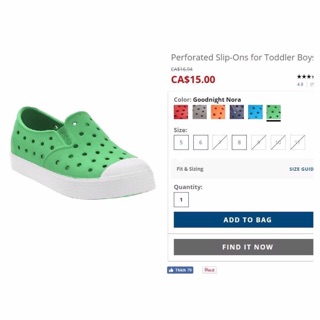 GIÀY NHỰA OLDNAVY DƯ XỊN