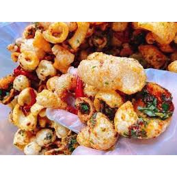 Da Heo Quay Giòn Sốt Mắm Tỏi 180gr [FREE SHIP] TỪ ĐƠN 50K, [Loại Đặc Biệt] Hàng ngon nhà làm