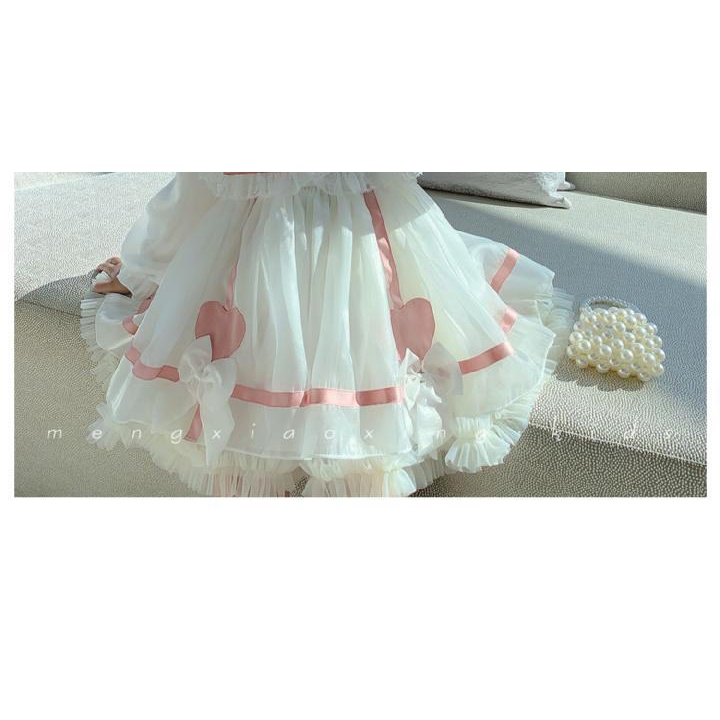 Đầm Công Chúa Phong Cách Lolita Thời Trang Xuân Thu Dành Cho Bé Gái