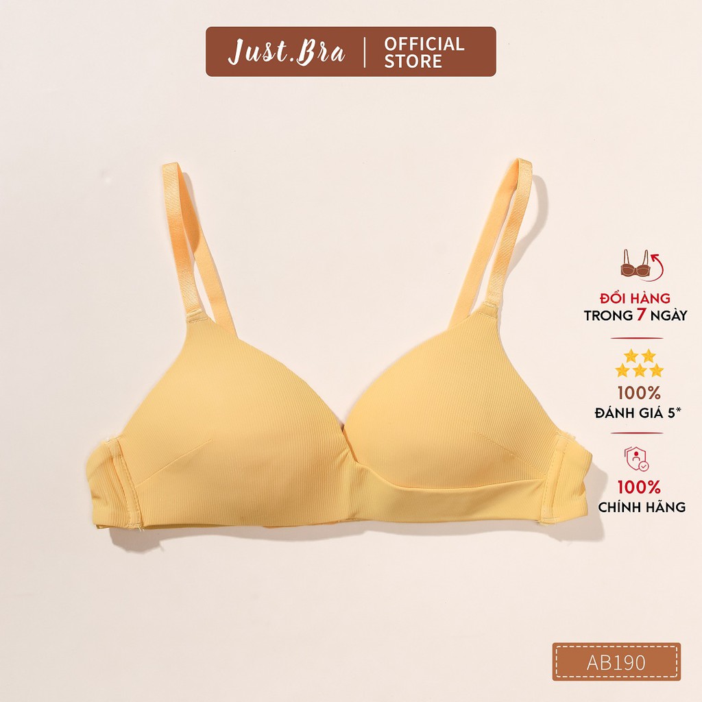 [Mã WABRJB031 giảm 10% đơn 99k] Áo ngực Just Bra vạt chéo, chất liệu mềm mại, gom ngực xinh xắn AB190