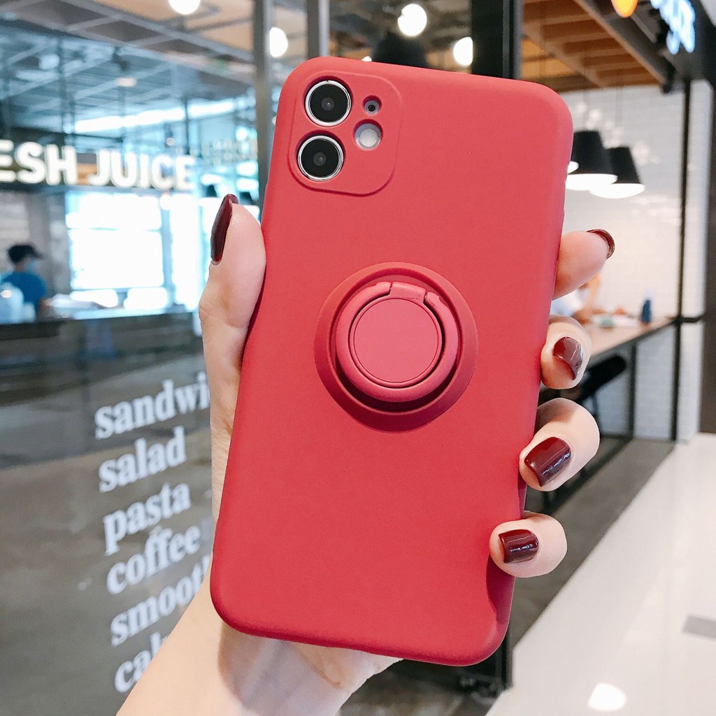 Ốp Lưng Silicon Dẻo Kèm Ring Có Lót Nỉ iP 6 Plus/.../12 Promax - Minh An Saigon [Part 1/2]