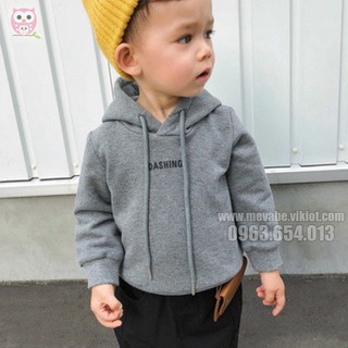 Áo nỉ có mũ cho bé trai