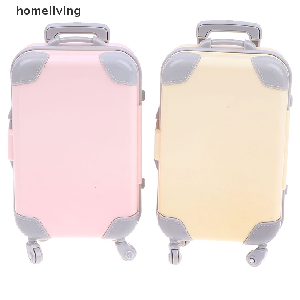 Vali Du Lịch Mini Bằng Nhựa Cho Búp Bê