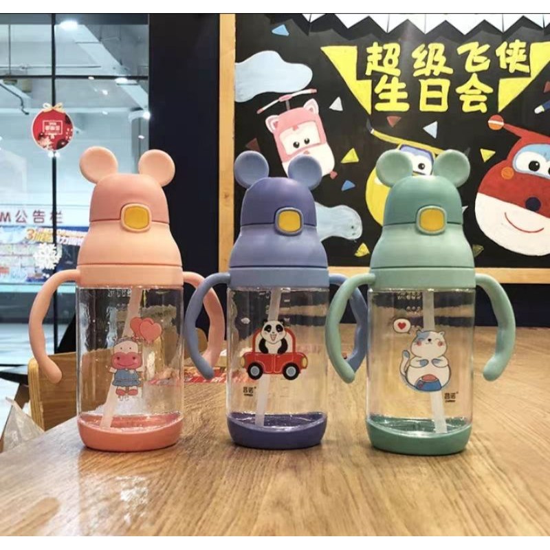 Nini_kids.Bình nước trẻ em 400ml SỈ LẺ TOÀN QUỐC, bình nước nhựa an toàn