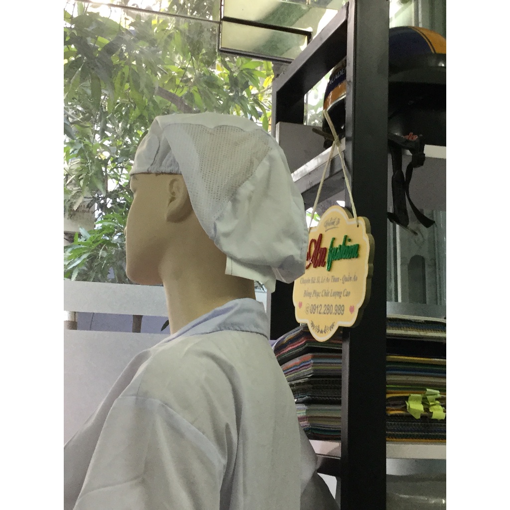 Combo 10 Nón Bánh Tiêu 6 múi dùng trong Thực phẩm, Thủy sản vải silk mịn