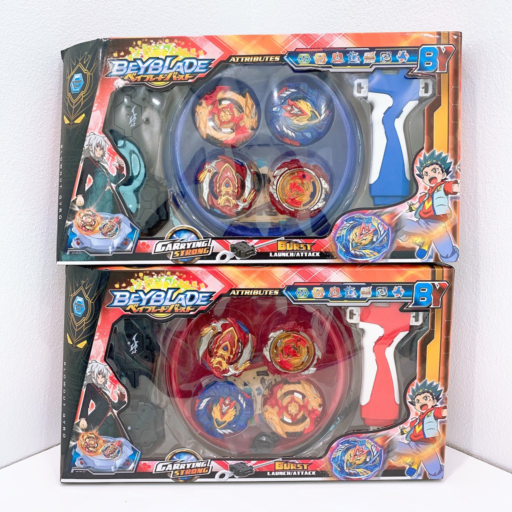 Bộ Đấu Trường 4 Con Quay Beyblade Có Tay Cầm