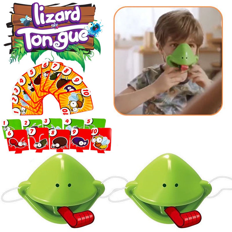 Trò Chơi Lưỡi Nhanh Từ Lick The Bugs Game Chameleon Game Ages 4+ Trò Chơi Gia Đình Vui Nhộn Cho Bé Trai Bé Gái Chơi Trong Bữa Tiệc