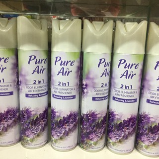 Nước hoa xịt phòng khử mùi pure air hương LAVENDER 280ML