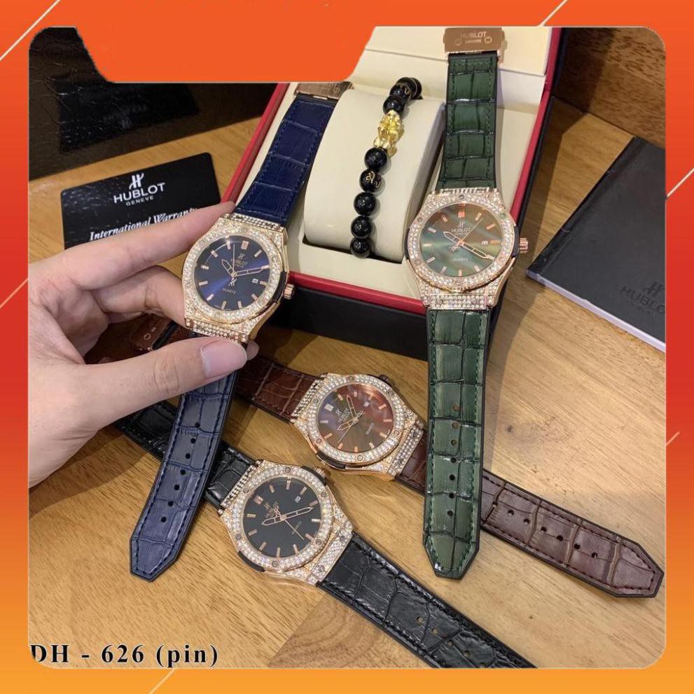 [Siêu Phẩm]  [Free Ship]  Đồng hồ nam Hublot - Clasicc và diamonds đính đá - 42mm bảo hành 12 tháng MTP-STORE | BigBuy360 - bigbuy360.vn
