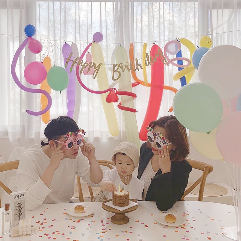 Phụ kiện kính chụp hình sinh nhật Happy birthday