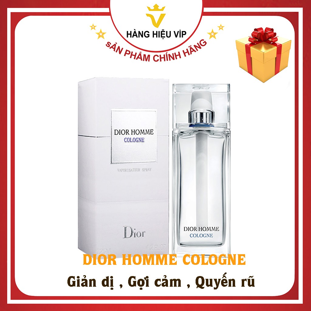 Nước Hoa Nam Diorrr Homme Cologne EDT Cực Kỳ Lôi Cuốn Và Quyến Rũ Chính Hãng Hàng Hiệu VIP