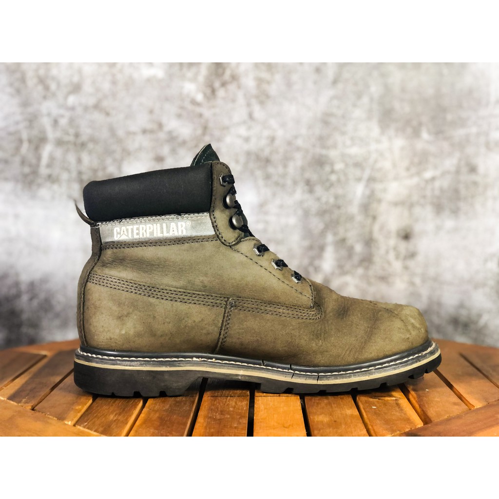 (SIZE 39) Giày chính hãng 2hand CATERPILLAR LEATHER BOOTS