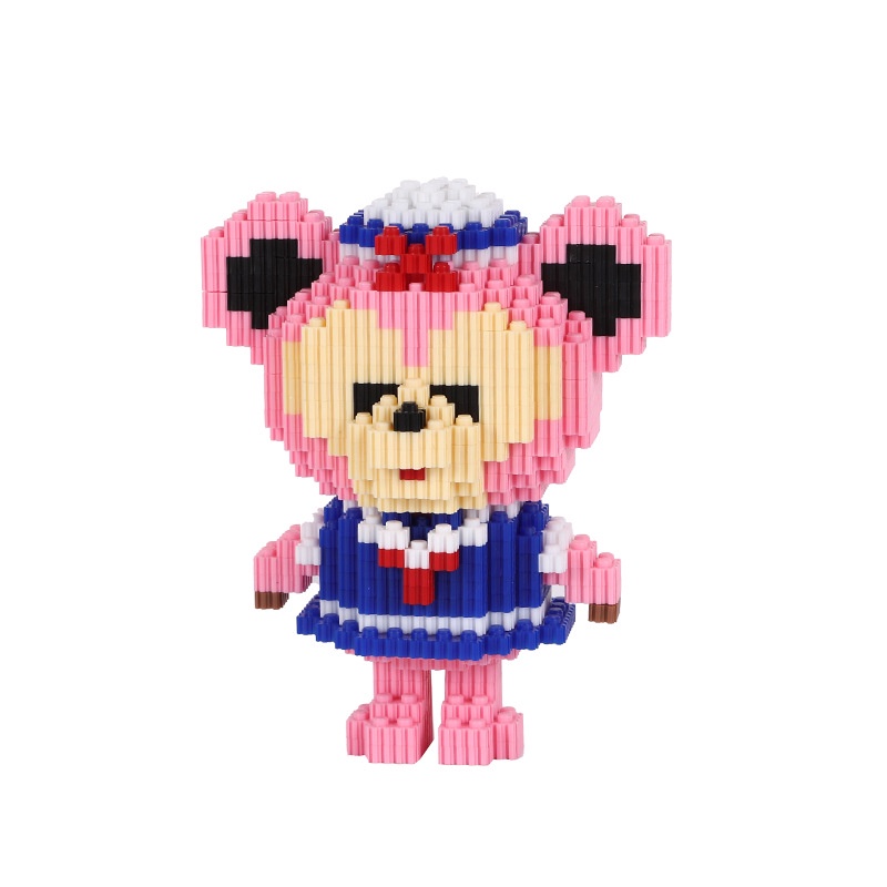 Mới Bộ Đồ Chơi Lắp Ráp Gấu Trúc Cho Bé