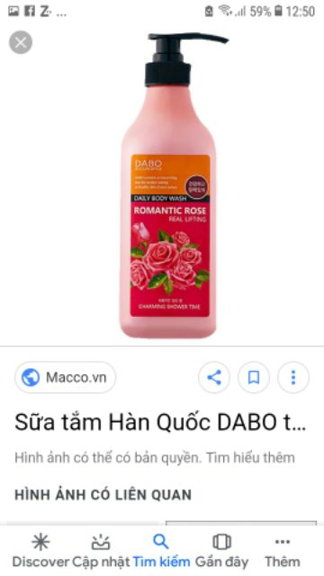 Sữa tắm dabo