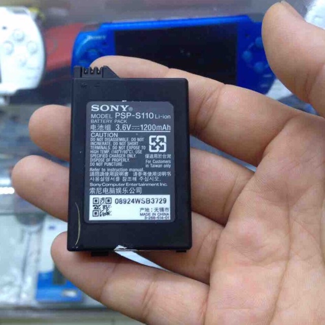 PIN MÁY GAME PSP 2000,3000 chính hãng nhật