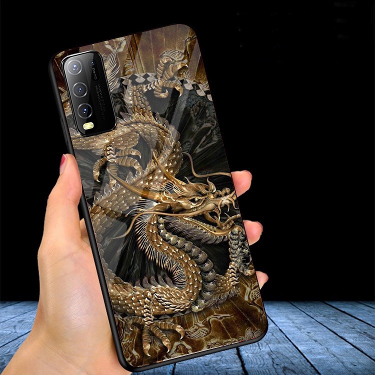 Ốp Lưng Kính 3D VIVO Y20,Y20S, Y12S Ốp lưng thế hệ mới cao cấp