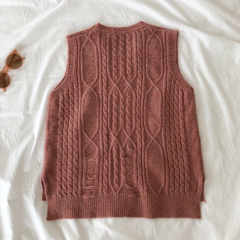 Áo len gile kiểu nhiều màu - ATD11011