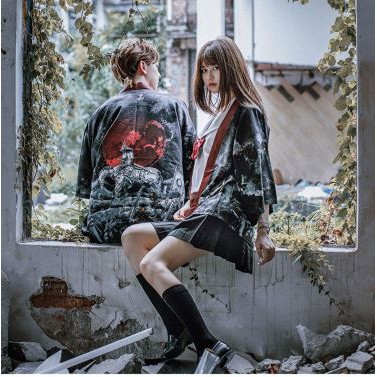 Áo Haori Chiến Binh Sakura Siêu Chất , hàng cao cấp, mã SK24