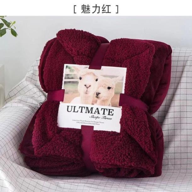 Chăn Lông Cừu ULTMATE (nặng 2,3 kg , 2m*2m3) với 10 tông màu