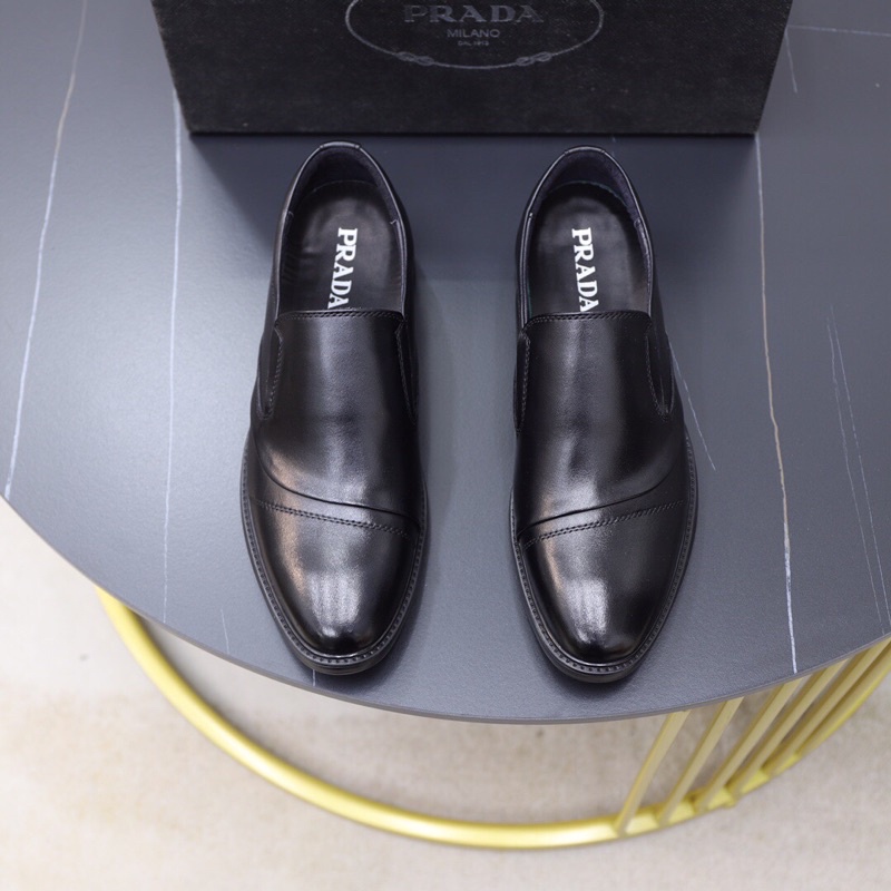 Giày tây lười nam Prada da bò sang trọng lịch lãm