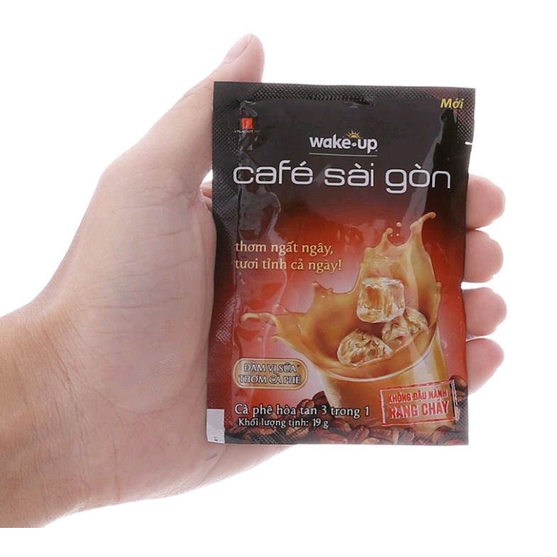 Cà phê sữa Wake Up Café Sài Gòn 456g (24 gói x 19g)