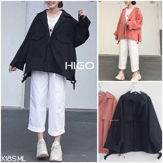Áo khoác kaki form rộng CZ