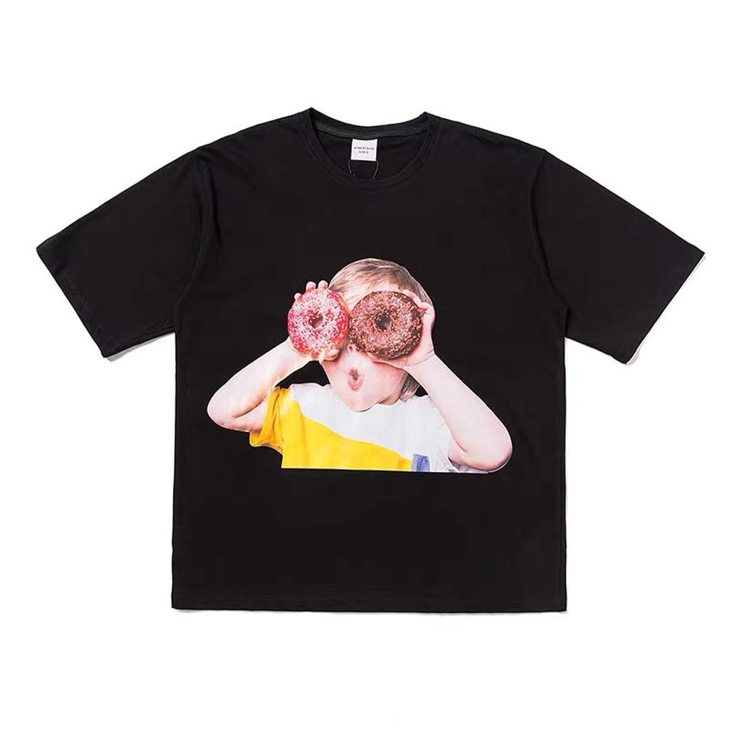 Áo thun tay lỡ ADLV Baby Donut MSW Town , áo thun cotton nam nữ unisex