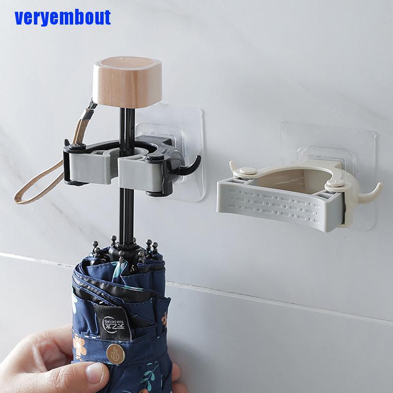 Giá Treo Chổi &amp; Cây Lau Nhà Gắn Tường