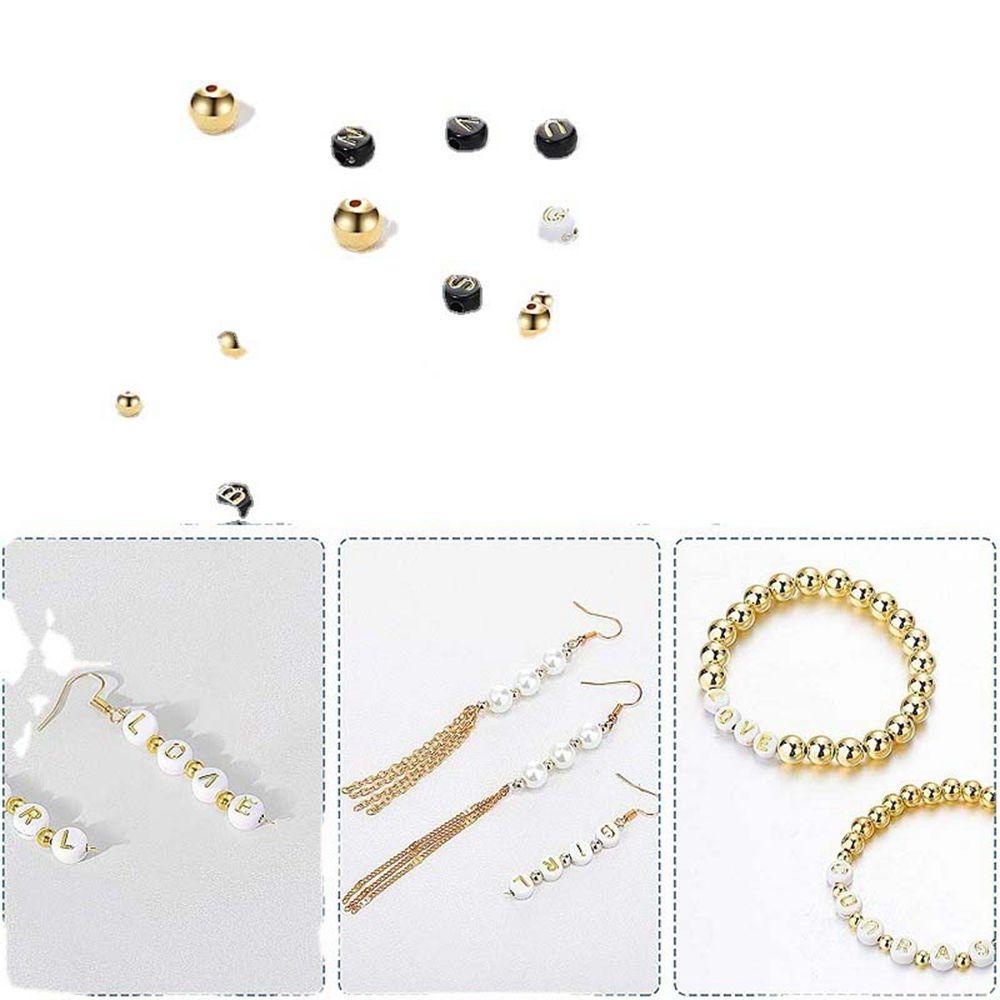 Túi 1600 Hạt Xỏ Vòng Tay / Vòng cổ In Chữ Handmade VANES1